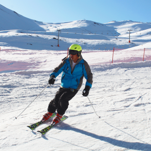 Dia de esqui em Valle Nevado