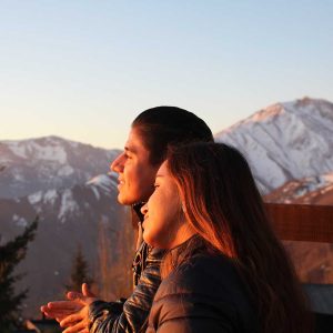 Cordillère des Andes : coucher de soleil et vues panoramiques